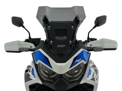 WRS Windscherm - Honda CRF1100L Africa Twin 2024-2026 - Enduro - Donker Getint / Mat Zwart