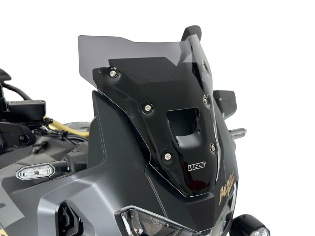 WRS Windscherm - Honda CRF1100L Africa Twin Adventure Sports 2024-2026 - Sport - Transparant / Mat Zwart en meer