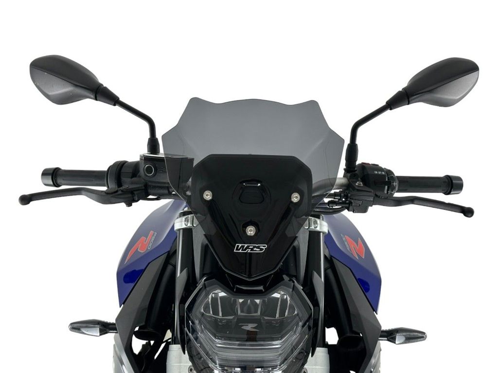 WRS Windscherm - BMW F900R 2020-2026 - Touring - Transparant / Mat Zwart en meer