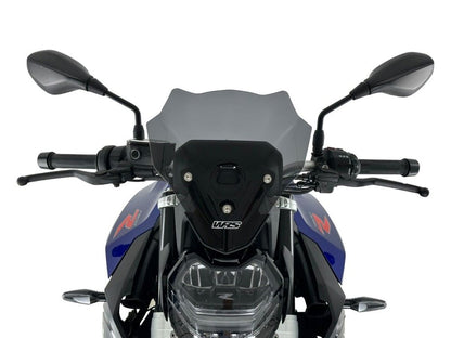 WRS Windscherm - BMW F900R 2020-2026 - Touring - Transparant / Mat Zwart en meer