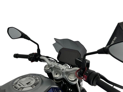 WRS Windscherm - BMW F900R 2020-2026 - Touring - Transparant / Mat Zwart en meer