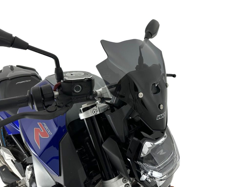 WRS Windscherm - BMW F900R 2020-2026 - Touring - Transparant / Mat Zwart en meer