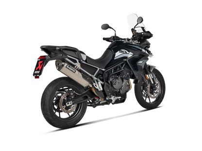 Akrapovič Uitlaat - Triumph Tiger 850 / 900 2020-2024 - Slip-On Line (Titanium) - Motor Accessoires
