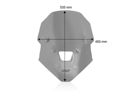 WRS Windscherm - Honda CRF1100L Africa Twin 2024-2026 - Caponord - Licht Getint / Transparant