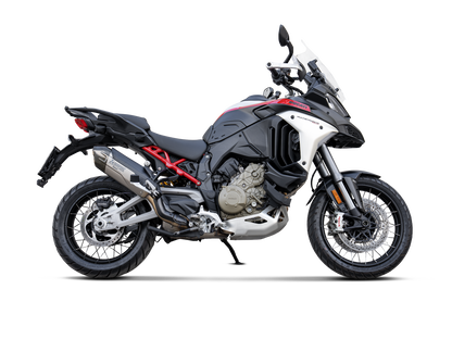 Optionele Akrapovič Uitlaat Accessoires - Ducati Multistrada V2 / S 2025-2026 | Multistrada V4 / S / RS / RALLY 2021-2026 - Adventure Footpeg Set (Titanium) - Motor Accessoires