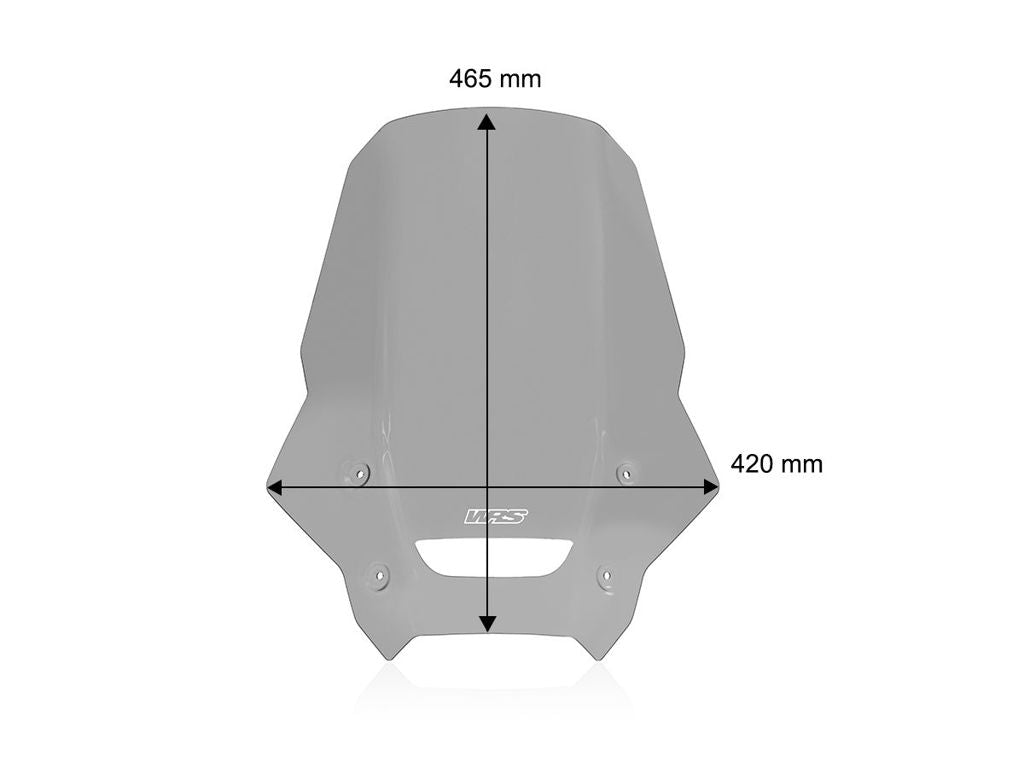 WRS Vervangingsruit - Honda NX500 2024-2026 - Caponord - Licht Getint / Transparant
