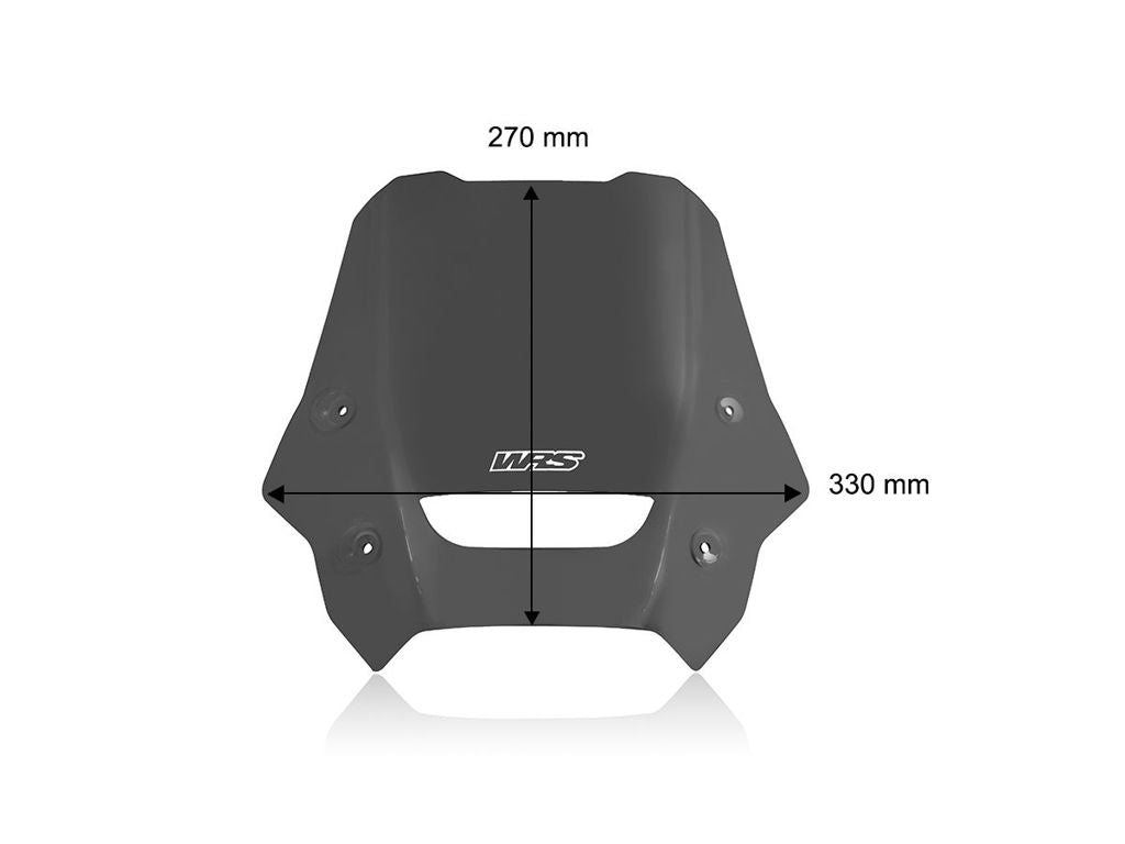 WRS WINDSCREEN SPORT - Transparant / Mat Zwart en meer