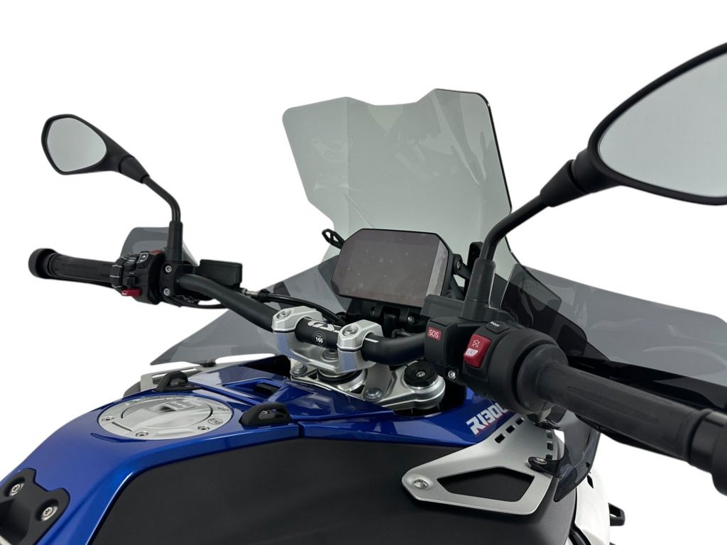 WRS Windscherm - BMW R1300GS Adventure met radar 2024-2026 | R1300GS met radar 2023-2026 - Caponord - Licht Getint / Transparant