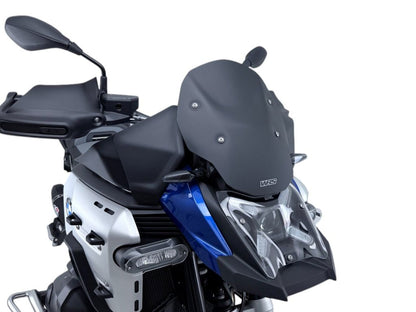 Vervangingsruit model enduro WRS BMW R1300GS '23- mat zwart (zonder radar)