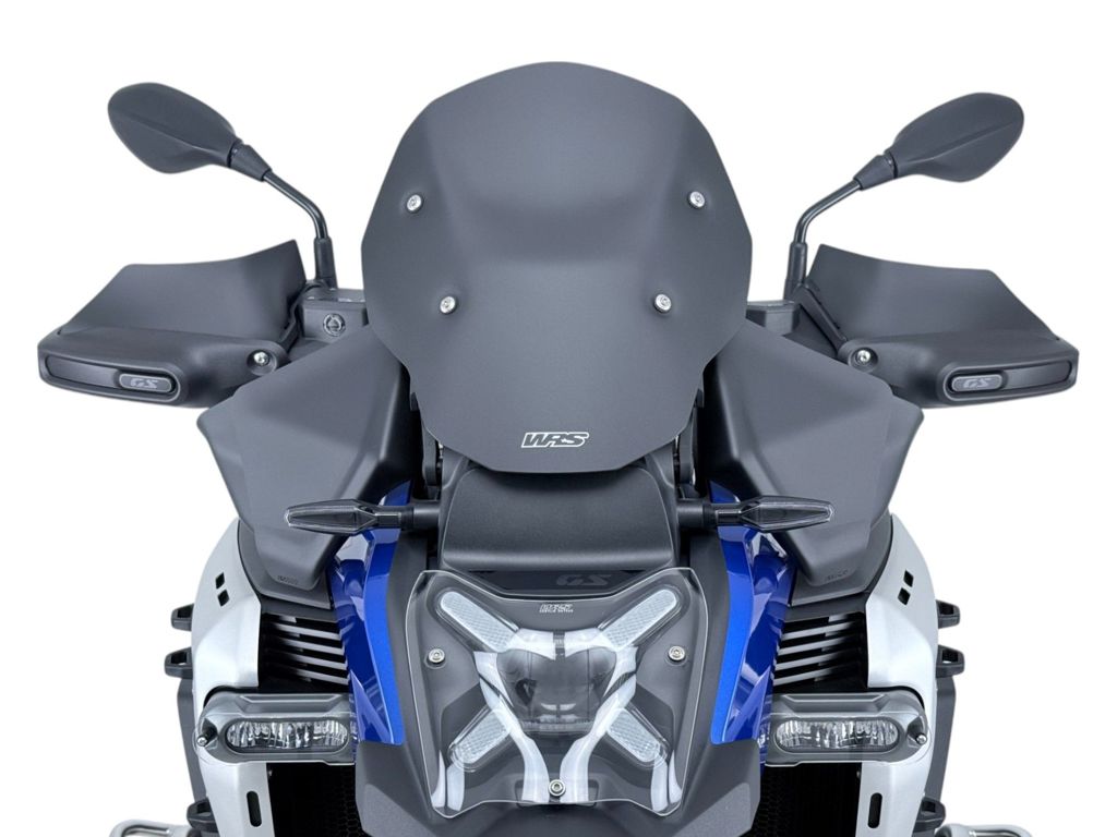 Vervangingsruit model enduro WRS BMW R1300GS '23- mat zwart (zonder radar)