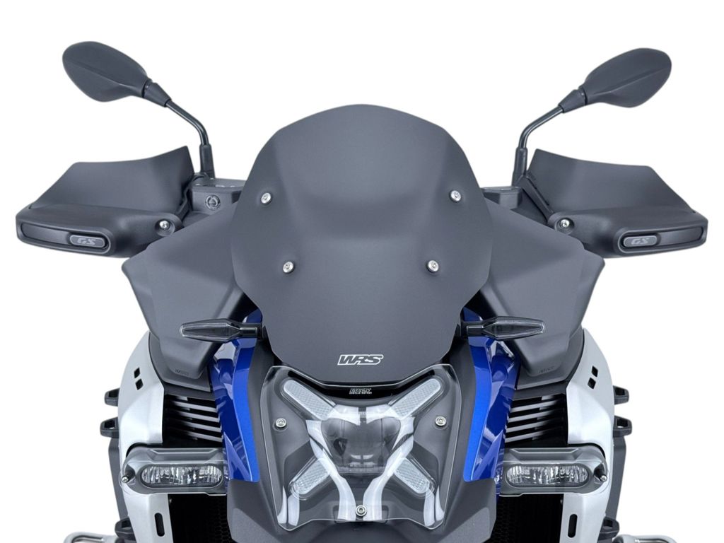 Vervangingsruit model enduro WRS BMW R1300GS '23- mat zwart (zonder radar)