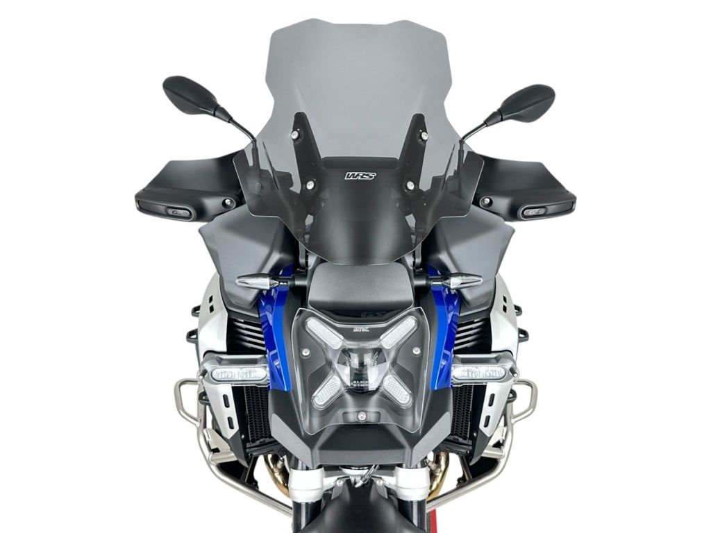 WRS Windscherm - BMW R1300GS Adventure zonder radar 2024-2026 | R1300GS zonder radar 2023-2026 - Touring - Licht Getint / Transparant