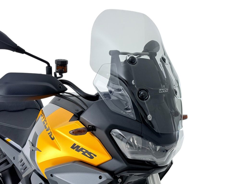 WRS Vervangingsruit - Moto Guzzi Stelvio 2024-2026 - Caponord Zonder radar - Licht Getint / Transparant