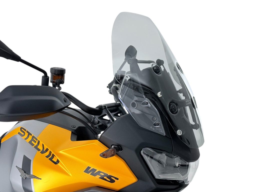 WRS Vervangingsruit - Moto Guzzi Stelvio 2024-2026 - Caponord Zonder radar - Licht Getint / Transparant