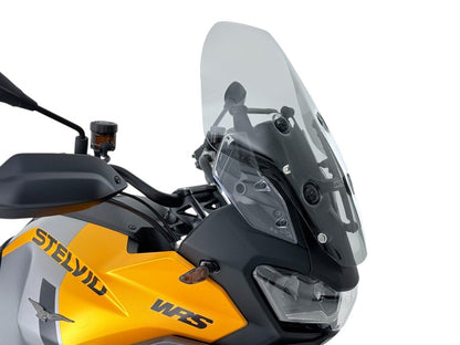 WRS Vervangingsruit - Moto Guzzi Stelvio 2024-2026 - Caponord Zonder radar - Licht Getint / Transparant