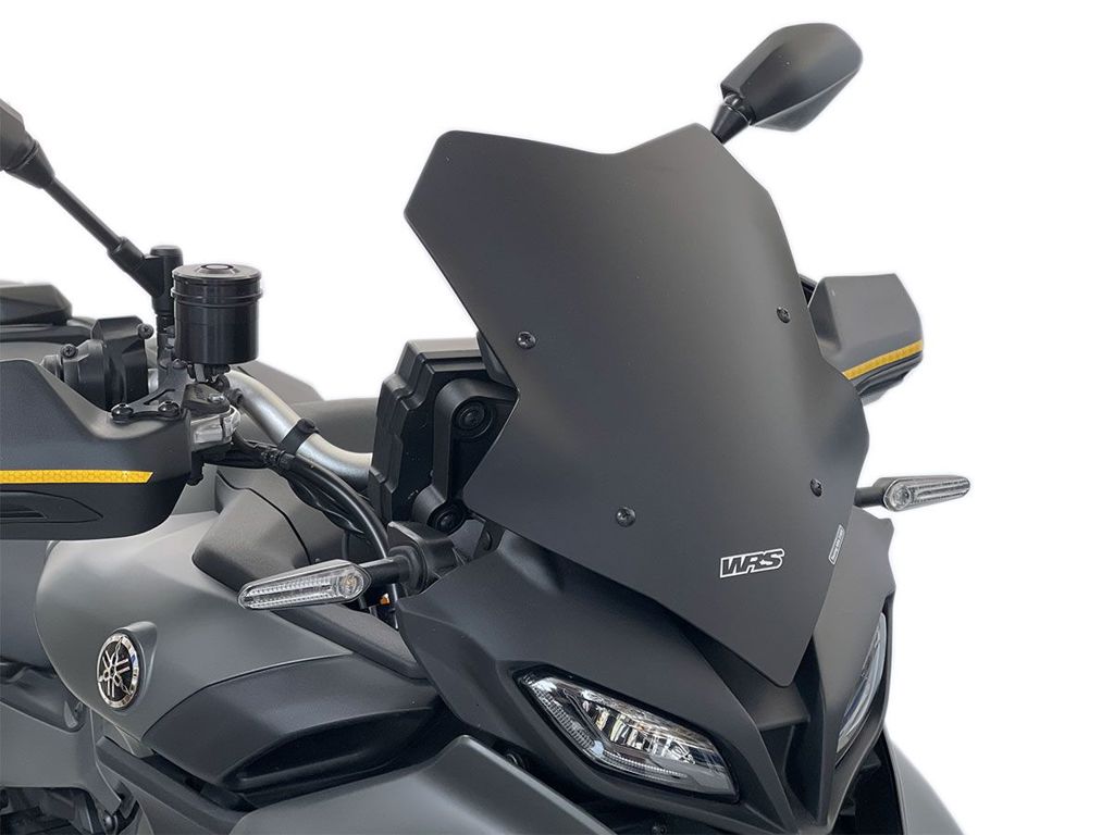 Vervangingsruit model sport WRS Yamaha MT-09 Tracer / GT / Tracer 9 / GT mat zwart