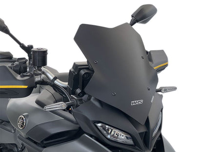 Vervangingsruit model sport WRS Yamaha MT-09 Tracer / GT / Tracer 9 / GT mat zwart