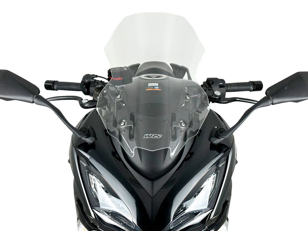 WRS Windscherm - Kawasaki Ninja 1000SX 2022-2024 | Ninja 1100SX 2025-2026 en meer - Caponord - Licht Getint / Transparant