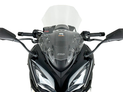 WRS Windscherm - Kawasaki Ninja 1000SX 2022-2024 | Ninja 1100SX 2025-2026 en meer - Caponord - Licht Getint / Transparant