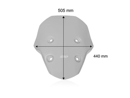 WRS Vervangingsruit - Moto Guzzi V100 Mandello 2022-2026 - Caponord - Licht Getint / Transparant