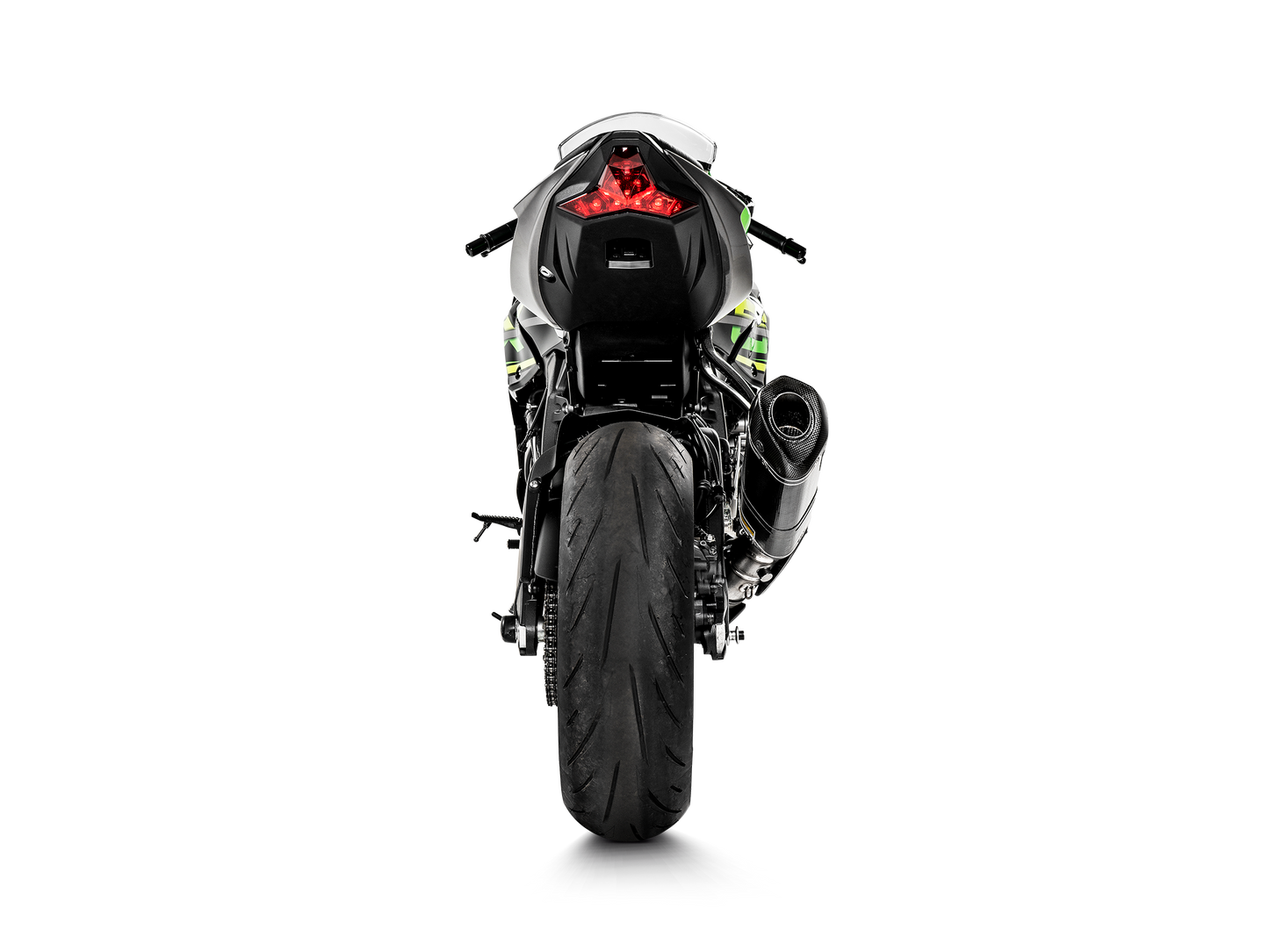 Akrapovič Uitlaat - Kawasaki Ninja ZX-6R 2009-2026 | Ninja ZX-6R 636 2013-2020 - Slip-On Line (Carbon) - Motor Accessoires