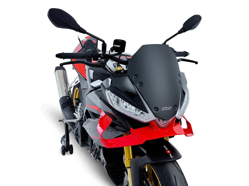 Vervangingsruit model sport WRS Aprilia Tuono V4 1100 '25- mat zwart