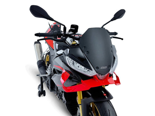 Vervangingsruit model sport WRS Aprilia Tuono V4 1100 '25- mat zwart