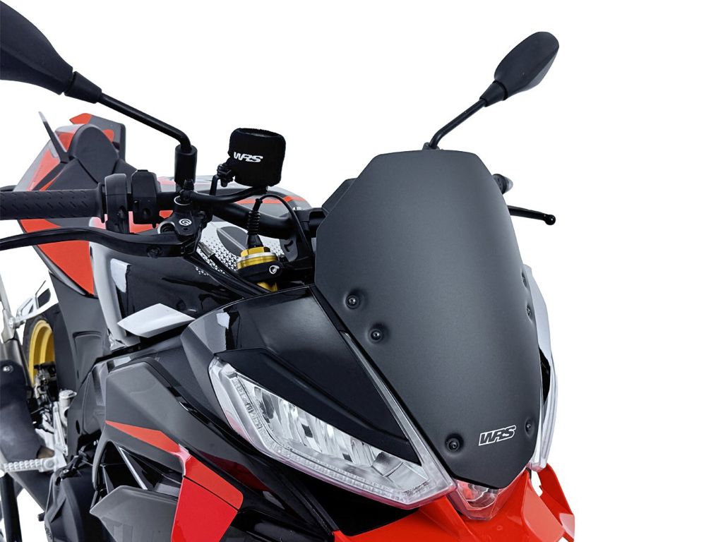 Vervangingsruit model sport WRS Aprilia Tuono V4 1100 '25- mat zwart