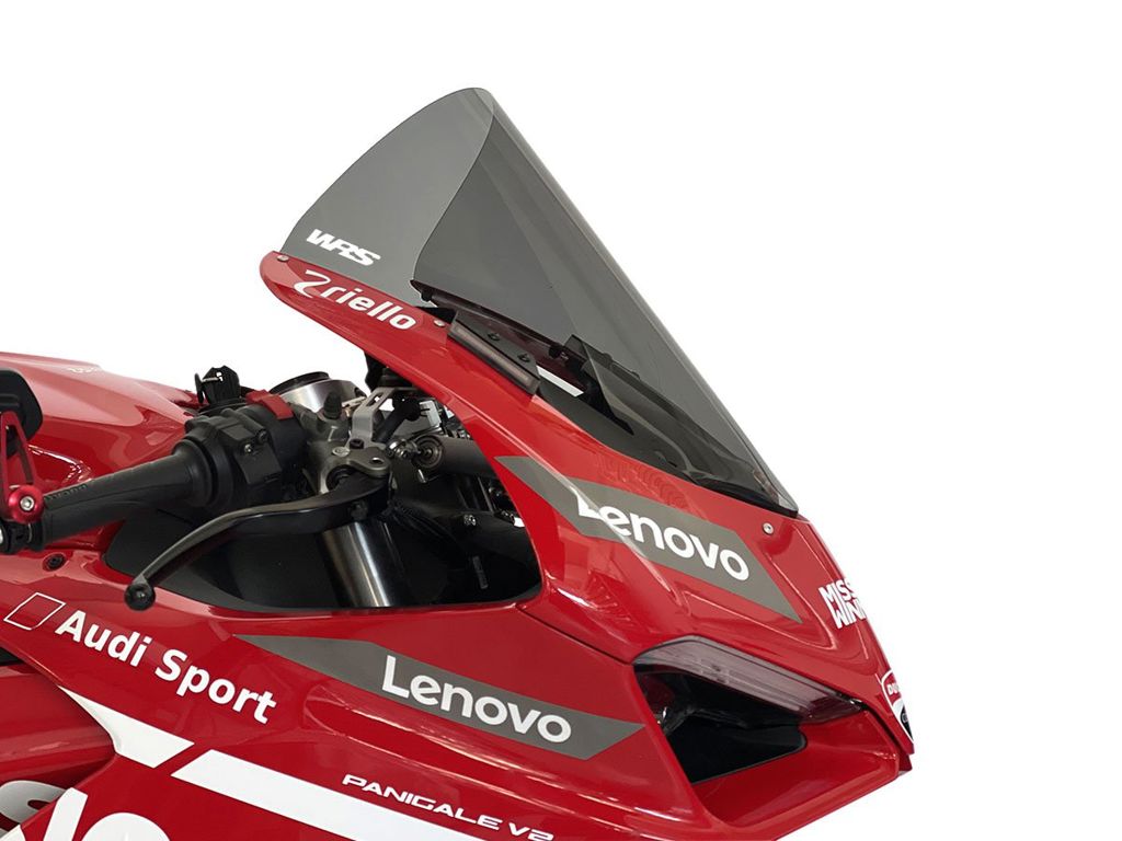 Vervangingsruit race hoog WRS donker getint Ducati Panigale V4/S '18-19 / V2 '20-24