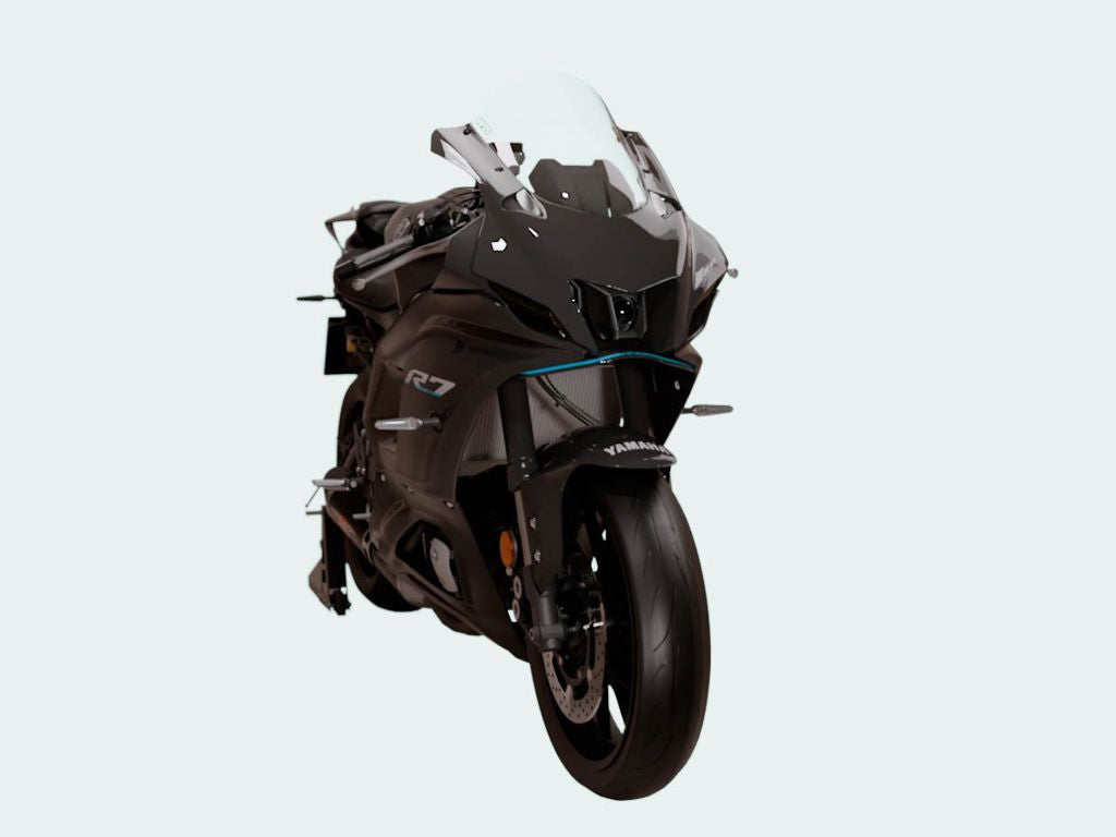 Vervangingsruit race hoog WRS transparant Yamaha R6 '17- / R7 '22-