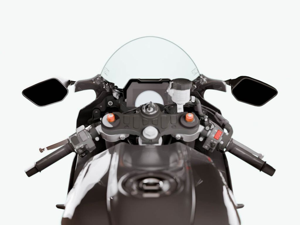 Vervangingsruit race hoog WRS transparant Yamaha R6 '17- / R7 '22-