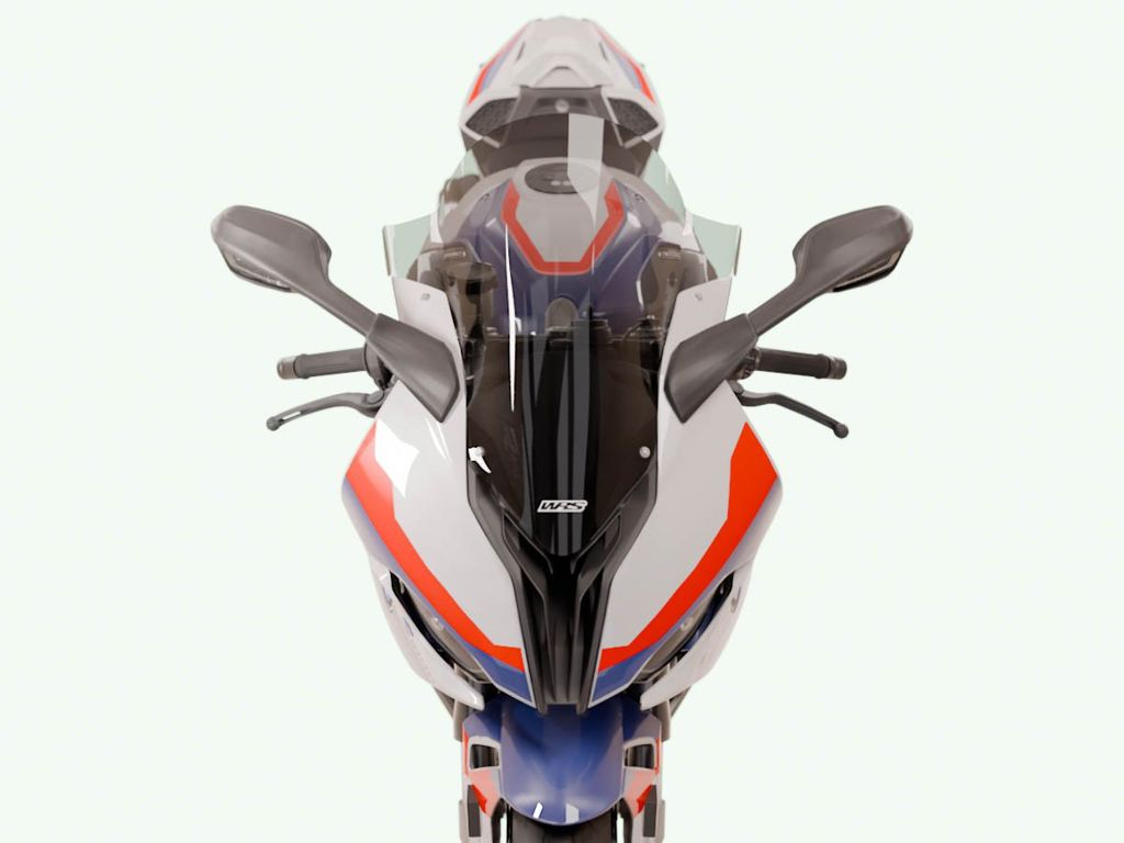 WRS Vervangingsruit - BMW M1000RR 2021-2022 | S1000RR 2019-2026 - Race - Transparant / Licht Getint en meer
