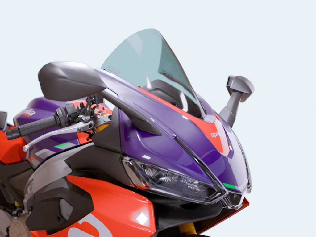 WRS Vervangingsruit - Aprilia RS660 2021-2026 | RS660 Factory 2025-2026 - Race Hoog - Licht Getint / Donker Getint
