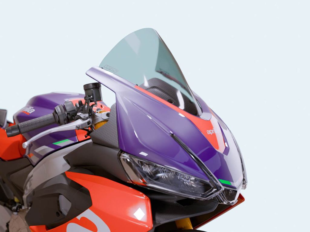 WRS Vervangingsruit - Aprilia RS660 2021-2026 | RS660 Factory 2025-2026 - Race Hoog - Licht Getint / Donker Getint