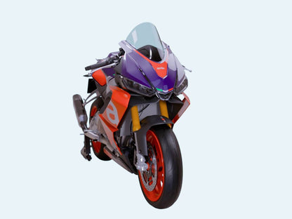 WRS Vervangingsruit - Aprilia RS660 2021-2026 | RS660 Factory 2025-2026 - Race Hoog - Licht Getint / Donker Getint
