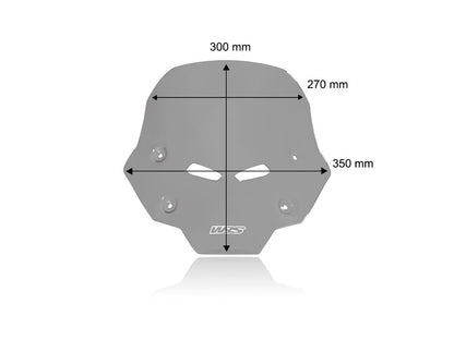 WRS Vervangingsruit - Honda CB500 Hornet 2024-2026 | CB500 Hornet E-Clutch 2026 - Sport - Licht Getint / Donker Getint