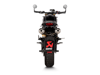 Akrapovic Uitlaat - Motor Accessoires - Ducati Scrambler 1100 - 2021 t/m 2024 - Slip-On Line (Titanium)