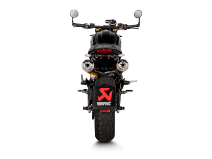Akrapovič Uitlaat - Ducati Scrambler 1100 2021-2024 - Slip-On Line (Titanium) - Motor Accessoires