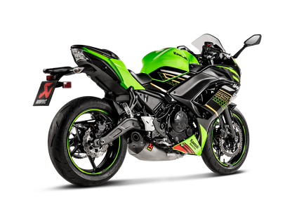 Akrapovič Uitlaat - Kawasaki Ninja 650 2017-2020 | Z650 2017-2020 - Racing Line (Titanium) - Motor Accessoires