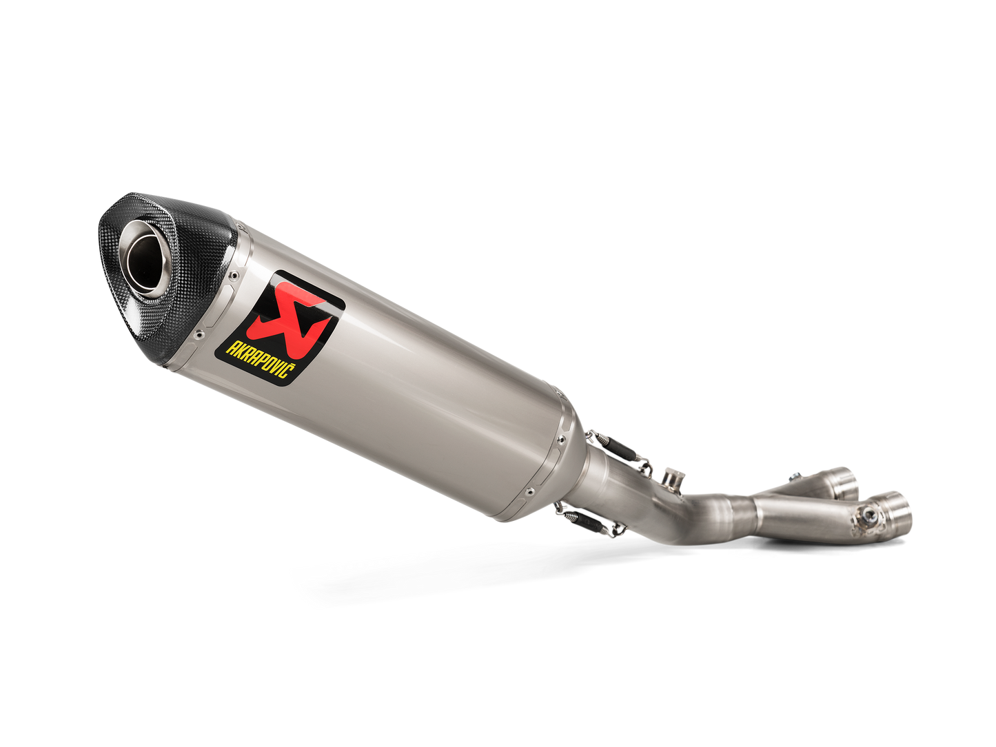 Akrapovič Uitlaat - Yamaha R1 2015-2026 - Slip-On Line (Titanium) Track Day