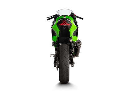 Akrapovič Uitlaat - Kawasaki Ninja 400 2018-2026 | Ninja 500 / Z500 2024-2026 | Z400 2019-2026 - Slip-On Line (Carbon) - Motor Accessoires