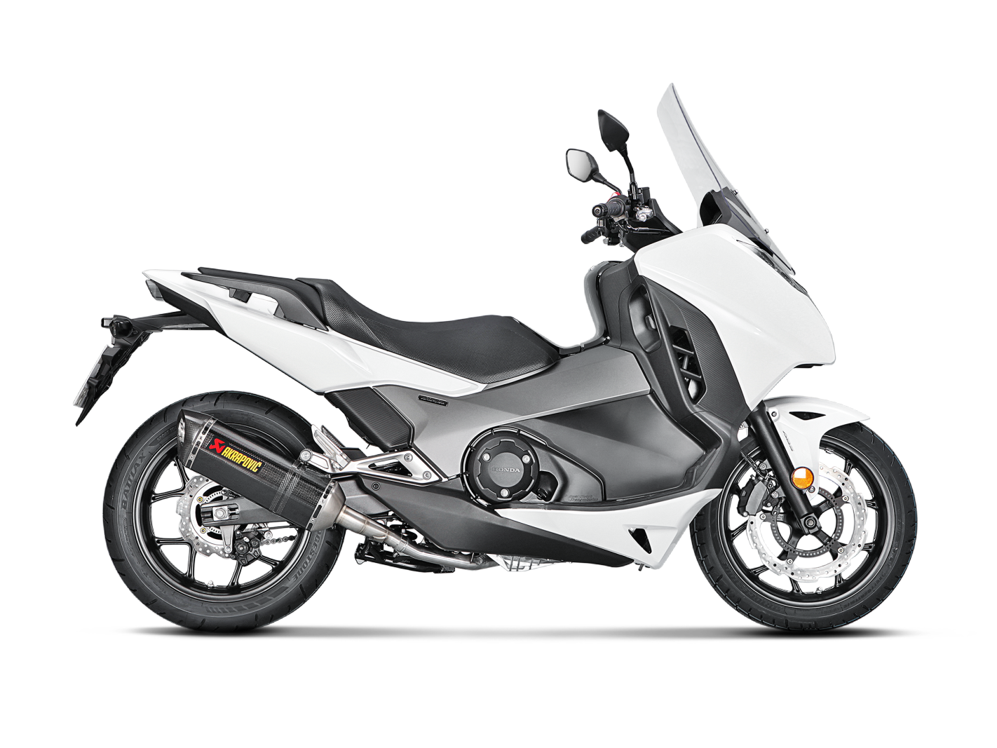 Akrapovič Uitlaat - Honda Integra 2012-2020 | NC700 / NC750S 2012-2020 | NC700/ NC750X 2012-2020 - Slip-On Line (Carbon) Integra - Motor Accessoires
