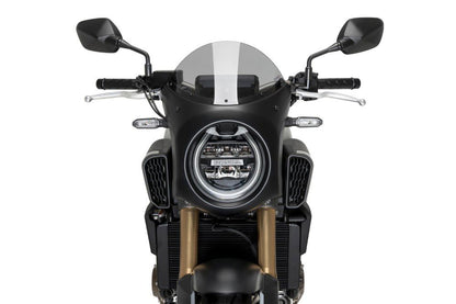 Stuurkuipje Carbon Look Model Retro Fairing Met Ruitje Puig Honda Cb650R Neo Sports Cafe '24-