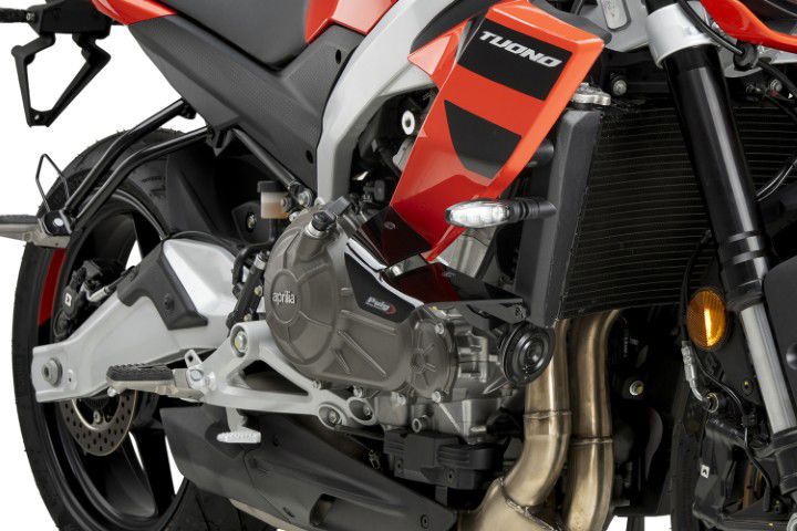Puig D12 Zijspoilers - Aprilia Tuono 457 2025-2026 - Zwart / Mat Zwart en meer