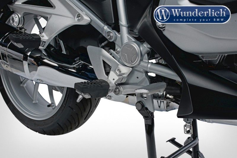 Ergo Footrest Lowering Rider Bmw R1200Rt Lc '14-- Silver Wunderlich