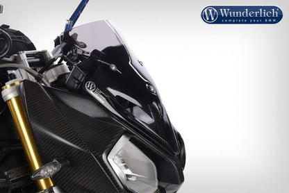 Windshield Sport Bmw S1000R '14-20 Smoked Grey Wunderlich