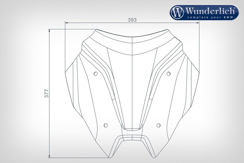 Flowjet Windshield Â»Sportâ« Bmw R1200Rs Lc - Clear Wunderlich