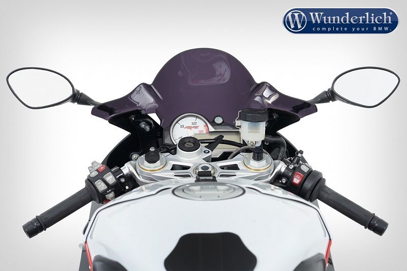 Windshield Bubble Bmw S1000Rr '15-- Smoked Grey Wunderlich