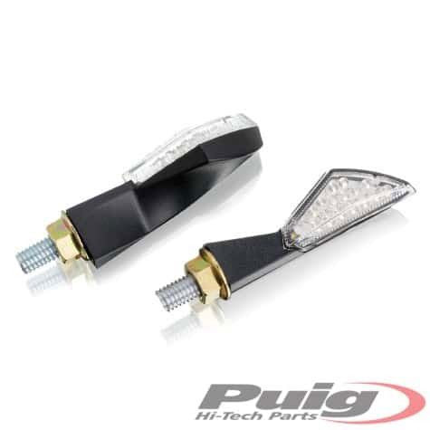Knipperlichten Puig Led Model Ax Met Zwarte Alu Body (Per Set)