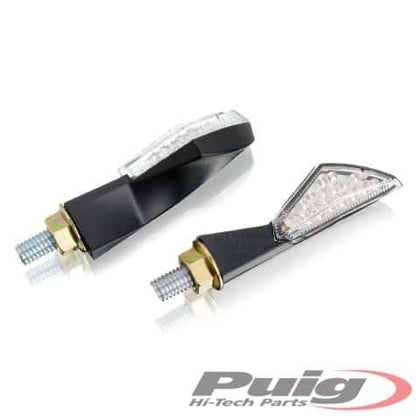 Knipperlichten Puig Led Model Ax Met Zwarte Alu Body (Per Set)